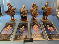 Lot Of 4 Fontanini Italian Made 5” Figurines; Eli, Marcus, Joshua And Emanuel picture