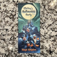 2026 Walt Disney World Mickeys Not So Scary Halloween Party Park Map picture