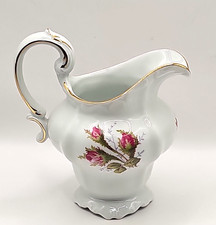 Johann Haviland Creamer Bavarian Germany MOSS ROSE picture