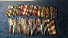 ​Lot 85 Vintage Advertising Click Pens Amaco Gas Farm Ag Lindy Ritepoint picture
