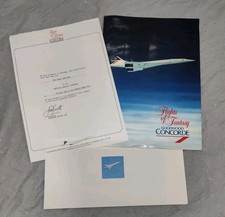 Monaco Grand Prix Concorde Goodwood Travel 1989 Letter Brochure Folder SST Vtg picture