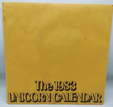 Vintage 1983 Unopened Mystery Unicorn Calendar picture