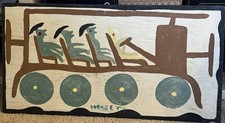 Mose Tolliver Original Painting African American Outsider Southern Folk Art picture