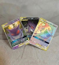Gengar & Mimikyu Variation Pokemon Sticker, Credit Card Skin Decal, Anime Holo picture