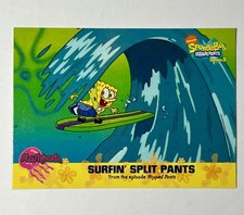2009 Topps SpongeBob SquarePants Flashblack #27 Surfin Split Pants Series 2. picture