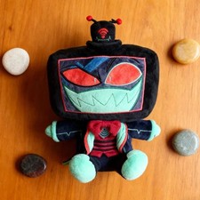 28cm Hazbin Hotel Vox Anime Plush Doll Soft Stuffed Cartoon Collectible Toy picture