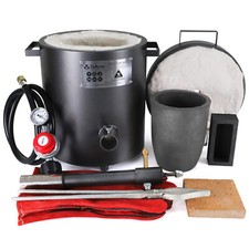 TOAUTO 12KG GAS METAL MELTING FURNACE Propane Forge Copper Brass Bronze Silver picture