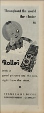 Rollei Rolleiflex Advertising Camera 1 Page 1958 Original picture