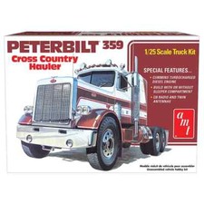 NEW from AMT Peterbilt 1:25 SCALE 359 Cross Country Hauler Kit #1477~NEW in BOX picture