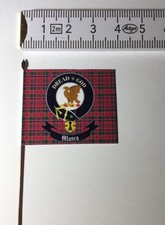 1x 28mm Scottish Scotland Scot Clan Banner MUNRO on metal pole spear head picture