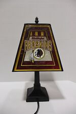 Washington Redskins Plastic Stained Glass Style Table Lamp UNTESTED RARE picture