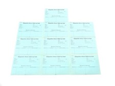 BLUE GROUP 10 RANDOM CHEVY GM DEALERSHIP FILE CARDS OWNER FOLLOWUP 1930'S-1950'S picture