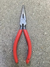 Vintage Crescent 654-6 Long Needle Chain Nose Pliers Side Cutter Made In USA 6