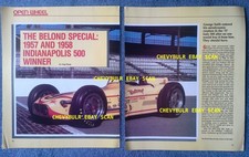 1957 Belond Special Indy 500 Race Car and Winner Vintage History Info Article picture