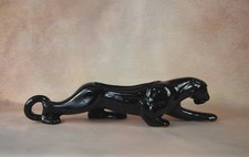 Vintage MCM 1950's Prowling Black Panther Jaguar 16