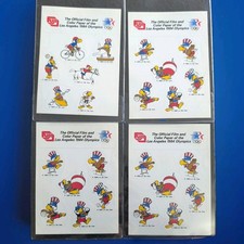 Vintage Advertising Fuji Film 1984 Olympic Sticker Set Sam Eagle (Four Sets) picture