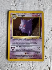 1999 Pokemon Fossil 1st Edition Gengar Holo 5/62 Rare Vintage WOTC picture