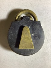 Brass Padlock Ashtray Made in England #19 in Very Good Condition picture