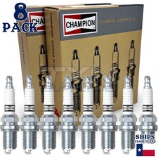 8 Pack Champion Copper Spark Plugs Set for DODGE RAM 2500 1998-2002 V8-5.9L picture