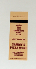 Vintage Sammy's Pizza West Restaurant Matchbook Cover Green Bay WI Newton Mfg. picture