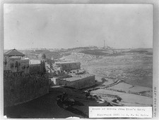 Photo:Jerusalem Zion�s Gate Mount of Olives 1895 Skyline View picture