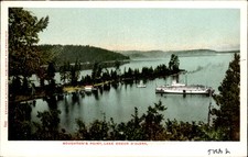 Lake Coeur d'Alene ID Boughton's Point c1900s-10s Vintage Postcard picture