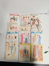 12 Vintage Sewing Patterns 1980's  Vogue McCall's Simplicity Butterick A10 picture
