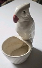 Vintage Niloak 30s 40s Parrott Cockatoo Planter  picture