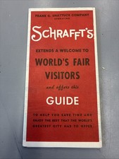 Vintage 1964/65 Schrafft’s World’s Fair Mid Town NYC Subway Map picture
