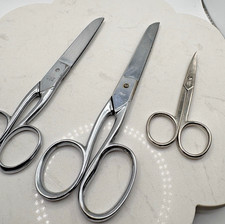 Three Pairs Hot Drop Forged Steel Scissors Made in Italy 7