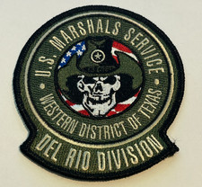 USMS Western District Texas Del Rio Division Patch Unused picture