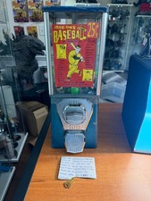 1960's Oak Vista Gumball machine Baseball Iron-ons with Key Mancave picture