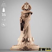 1:6 Queen Amidala Star Wars Fan Art UNPAINTED High Quality Garage Kit picture