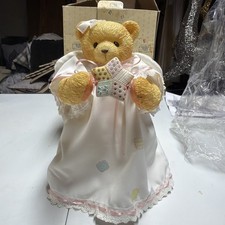 Cherished Teddies Figural Bear Christmas Tree Topper W/ Box 903922 picture
