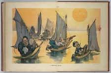 Puck 1906 Theodore Roosevelt Taft Cannon Fairbanks Yacht Racing Cartoon picture