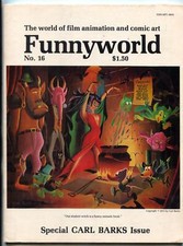 Funnyworld #16 1974- SPECIAL CARL BARKS ISSUE- fanzine VF picture