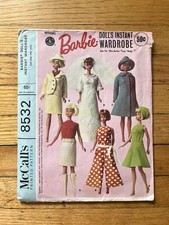 Vintage Barbie Doll Clothes Sewing Pattern - McCall’s 8532 picture