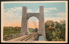 Vintage Postcard 1914 Train Approaching High Bridge, Kentucky (KY) picture