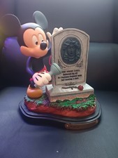 VTG Y2K Disney 999 Happy Haunts MICKEY Grave Figurine LE Haunted Mansion (READ) picture