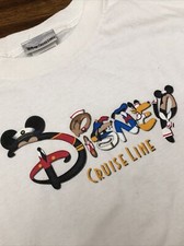VTG Disney Cruise Line Long Sleeve Unisex Shirt 19” Pit To Pit Women picture