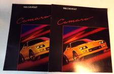(2) 1985 Chevrolet Camaro Brochures Original picture