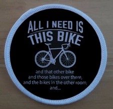 Cycling Cycle Bike Biking Iron Or Sew On Patch Badge picture