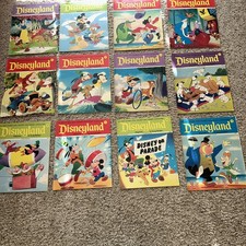 Vintage Walt Disney Disneyland Magazines Lot Of 12 Issues picture