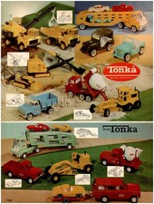 1967 PAPER AD Toy Tonka Truck Dump Carrier Johnny Express Troop Tractor Trailer picture