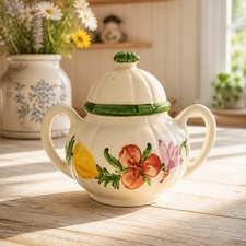 Rare Vintage Franciscan Wildflower Sugar Bowl W/Lid picture