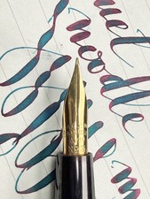 XXF Aikin Lambert 14K Gold Wet Noodle nib (video) picture