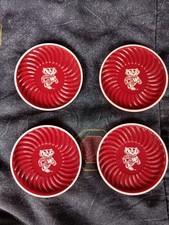 Set Of Four Vintage Ritepoint Wisconsin Badgers Coasters Very Rare picture