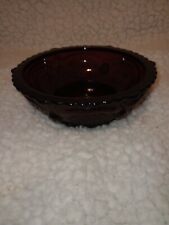 Avon 1876 Ruby Red Cape Cod Collection Glass Berry/Dessert Bowl   picture