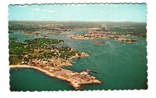 Portsmouth NH seaport Town vintage postcard unposted picture