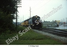 Original Slide-B&O (Baltimore & Ohio) EMD GP40 #3779-NHRS Pass Train picture
